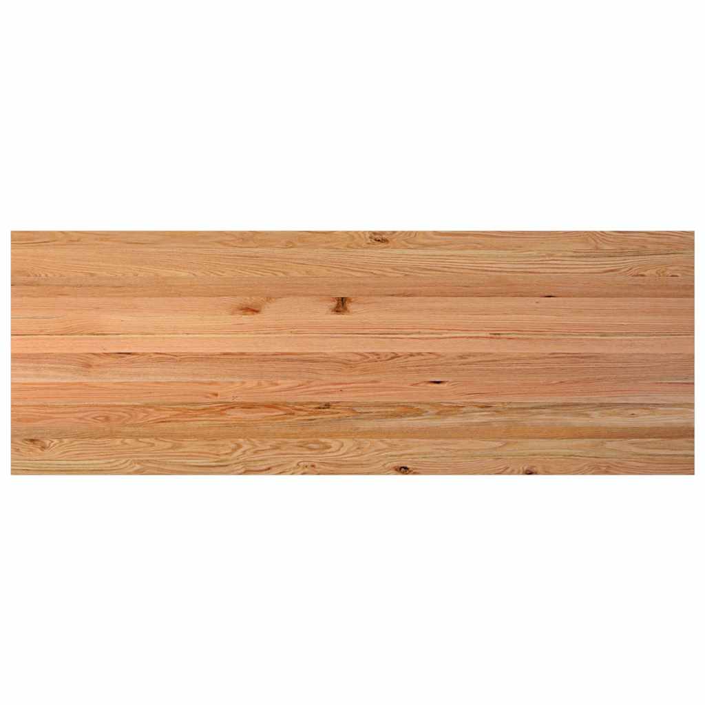 Eettafel rechthoekig 280x90x74 cm massief eikenhout lichtbruin