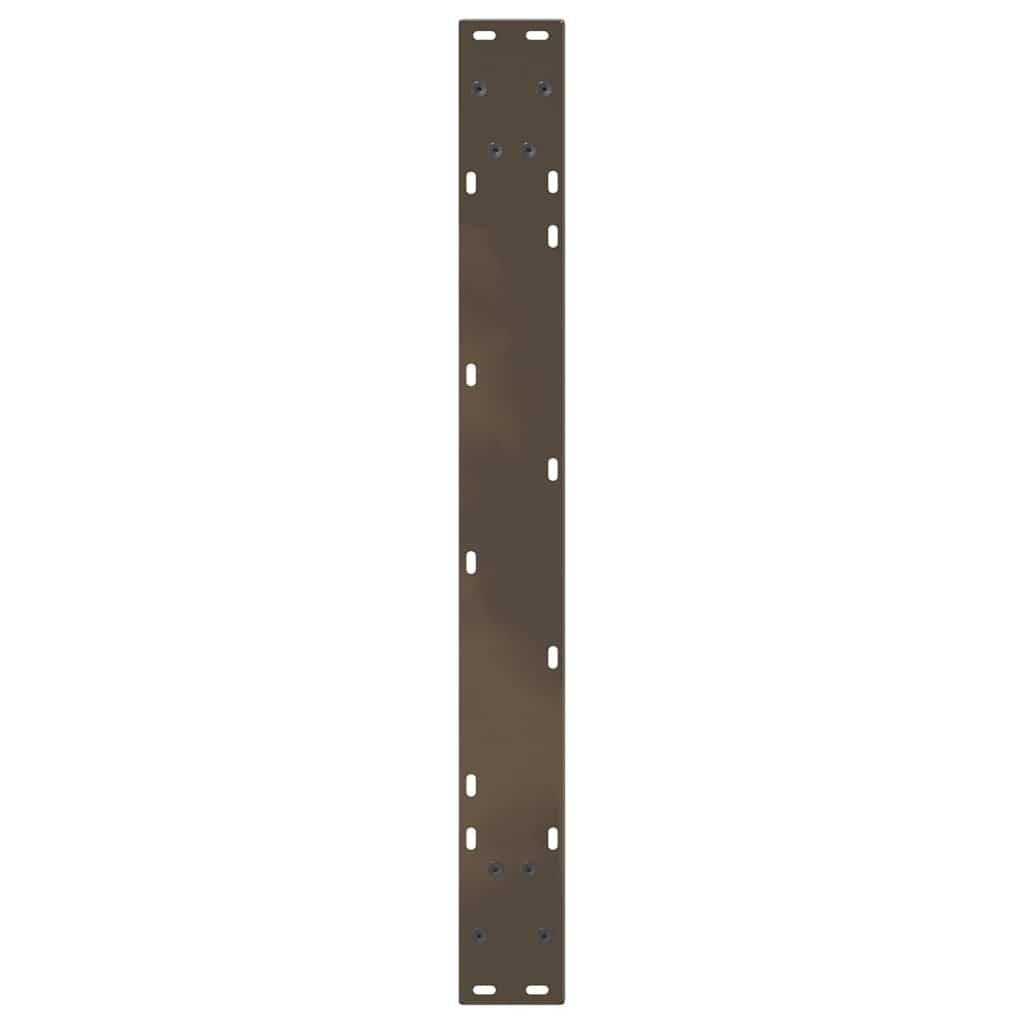 Eettafel met natuurlijke rand 200x100x74 cm massief eikenhout