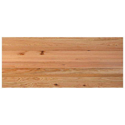 Eettafel rechthoekig 240x100x74 cm massief eikenhout lichtbruin
