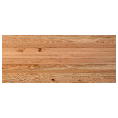 Eettafel rechthoekig 240x100x74 cm massief eikenhout lichtbruin