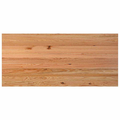 Eettafel met natuurlijke rand 220x100x74 cm massief eikenhout