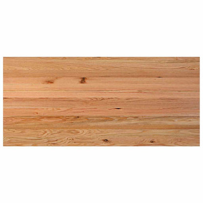 Eettafel met natuurlijke rand 220x100x74 cm massief eikenhout
