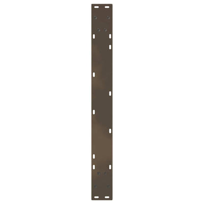 Eettafel rechthoekig 280x100x74 cm massief eikenhout lichtbruin