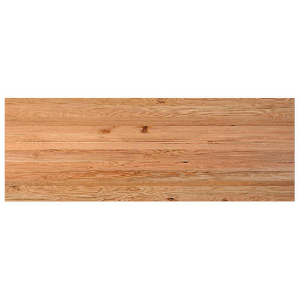 Eettafel rechthoekig 280x100x74 cm massief eikenhout lichtbruin