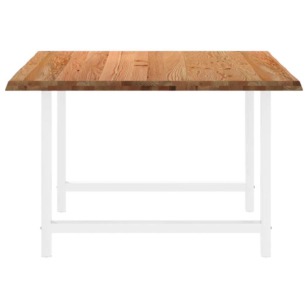 Eettafel rechthoekig 180x120x74 cm massief eikenhout lichtbruin