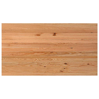 Eettafel rechthoekig 220x120x74 cm massief eikenhout lichtbruin