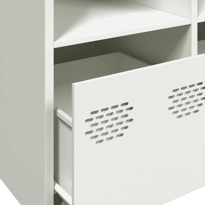 Dressoir 135x39x73,5 cm koudgewalst staal wit