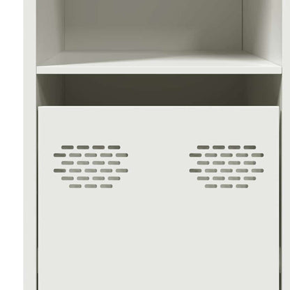 Dressoir 135x39x73,5 cm koudgewalst staal wit