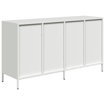 Dressoir 135x39x73,5 cm koudgewalst staal wit