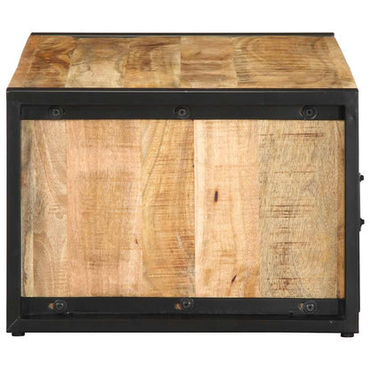 Salontafel 90x50x36 cm massief ruw mangohout