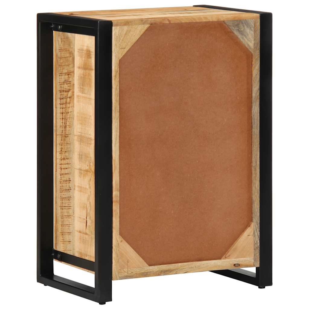 Dressoir 50x35x70 cm massief ruw mangohout