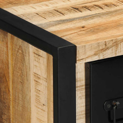 Dressoir 50x35x70 cm massief ruw mangohout