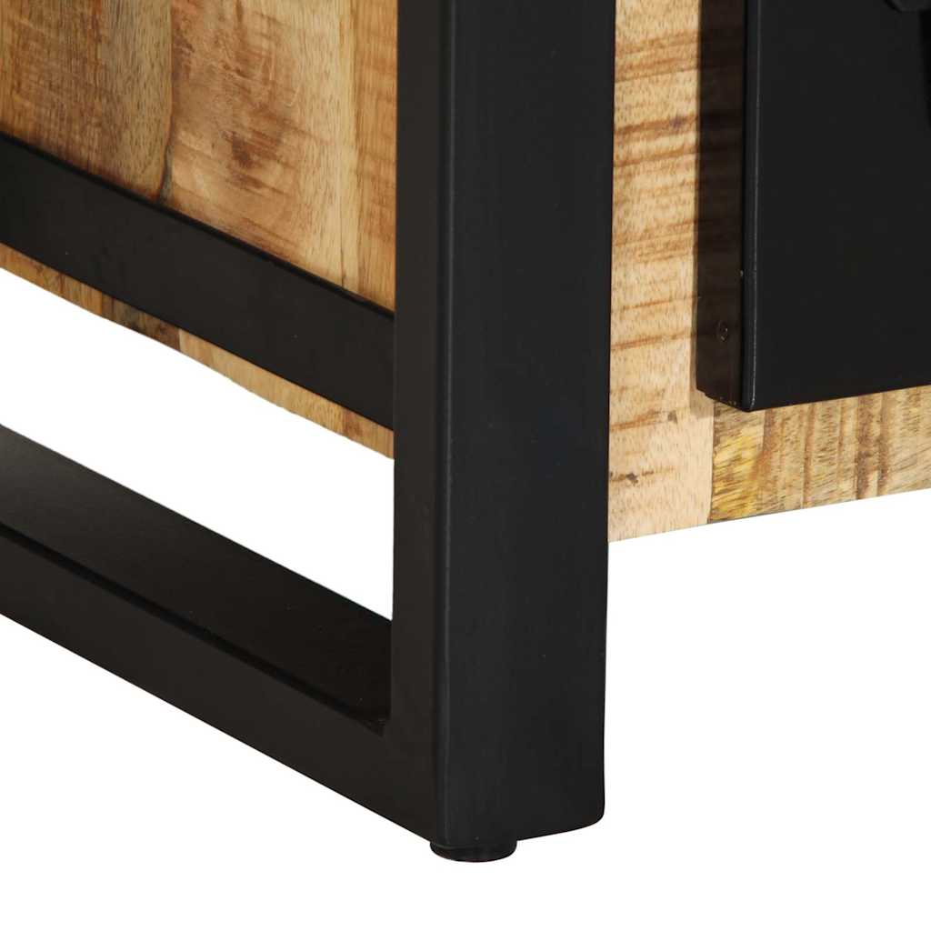 Dressoir 50x35x70 cm massief ruw mangohout