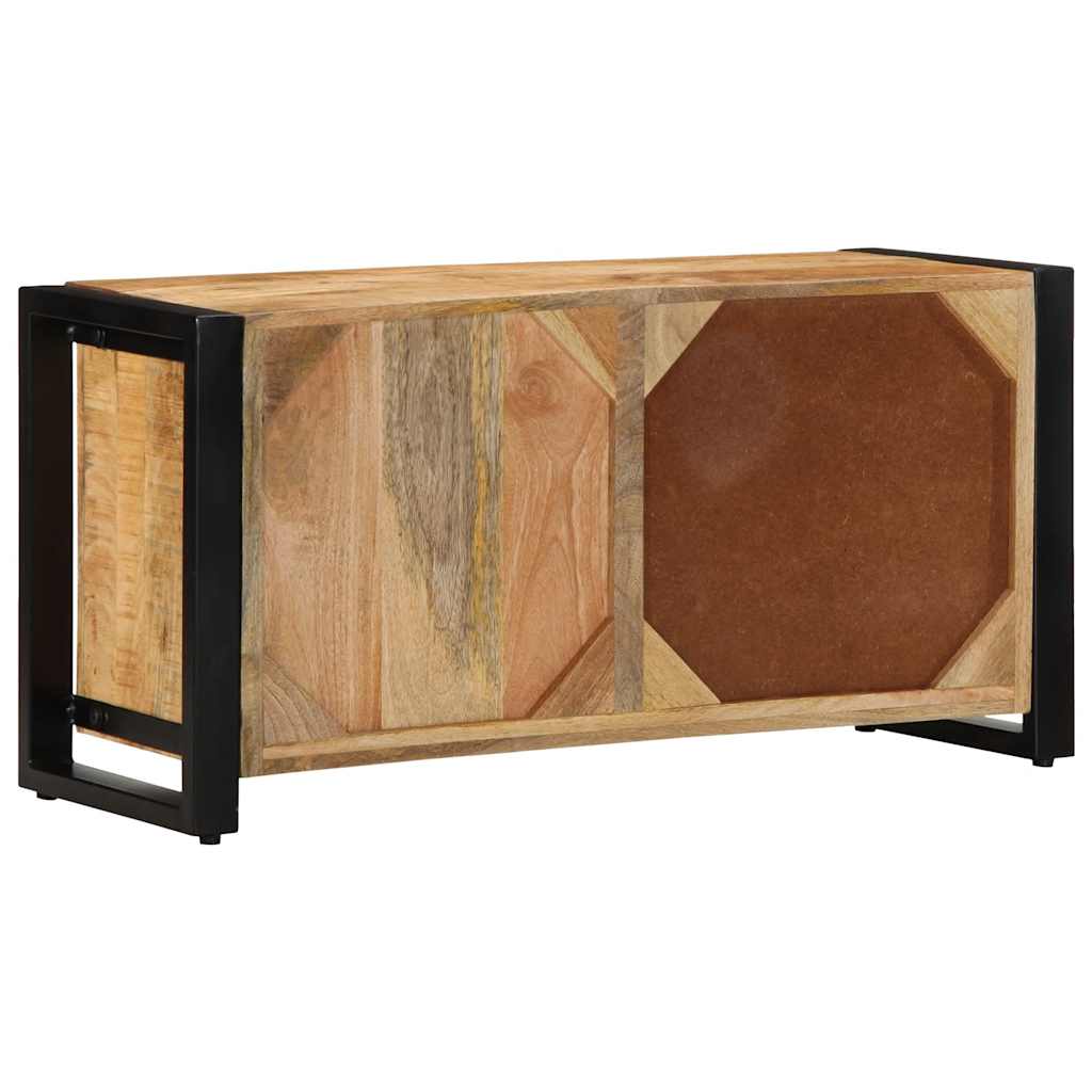 Tv-meubel 80x30x40 cm massief ruw mangohout