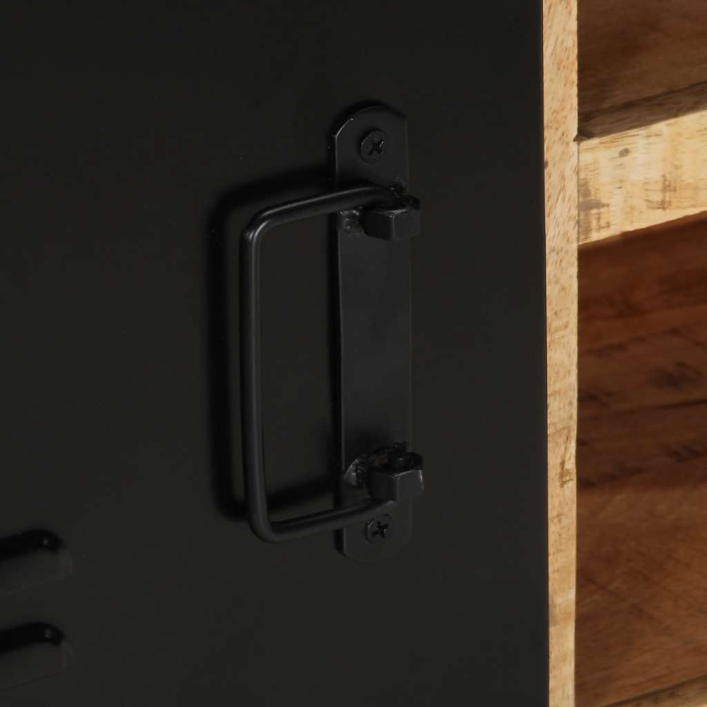 Tv-meubel 80x30x40 cm massief ruw mangohout