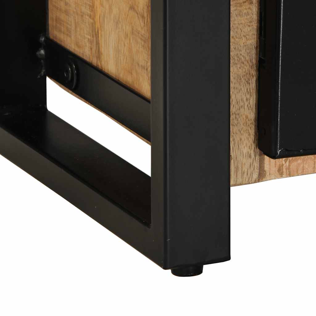 Tv-meubel 100x30x40 cm massief ruw mangohout