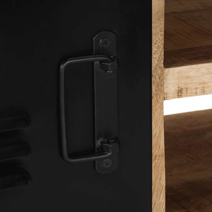 Tv-meubel 80x30x35 cm massief ruw mangohout