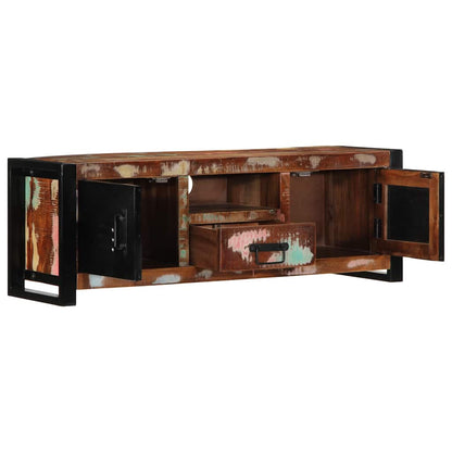 Tv-meubel 100x30x35 cm massief gerecycled hout
