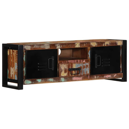 Tv-meubel 100x30x35 cm massief gerecycled hout