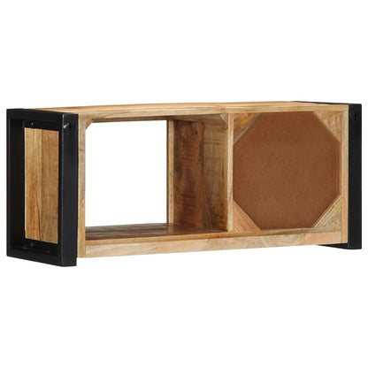 Tv-meubel 80x30x35 cm massief ruw mangohout