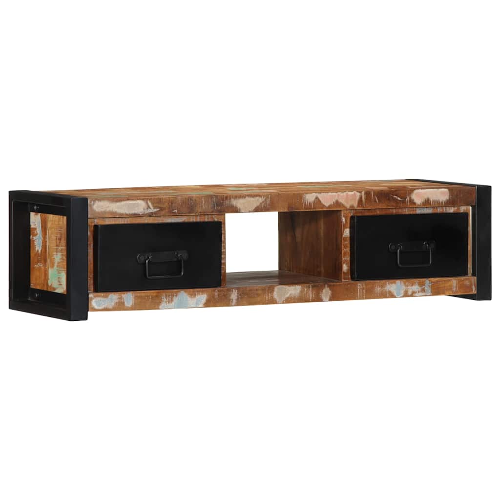 Tv-meubel 100x30x25 cm massief gerecycled hout