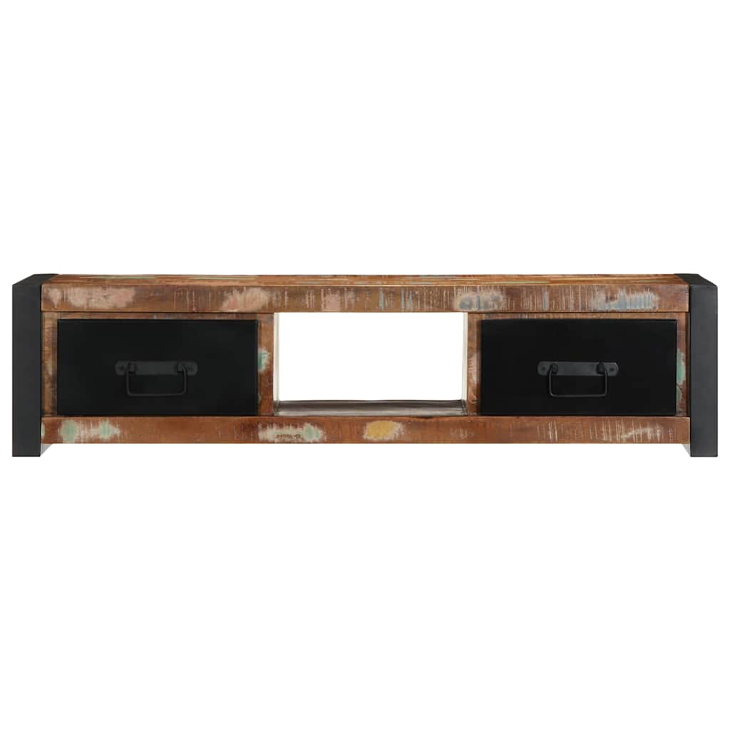 Tv-meubel 100x30x25 cm massief gerecycled hout
