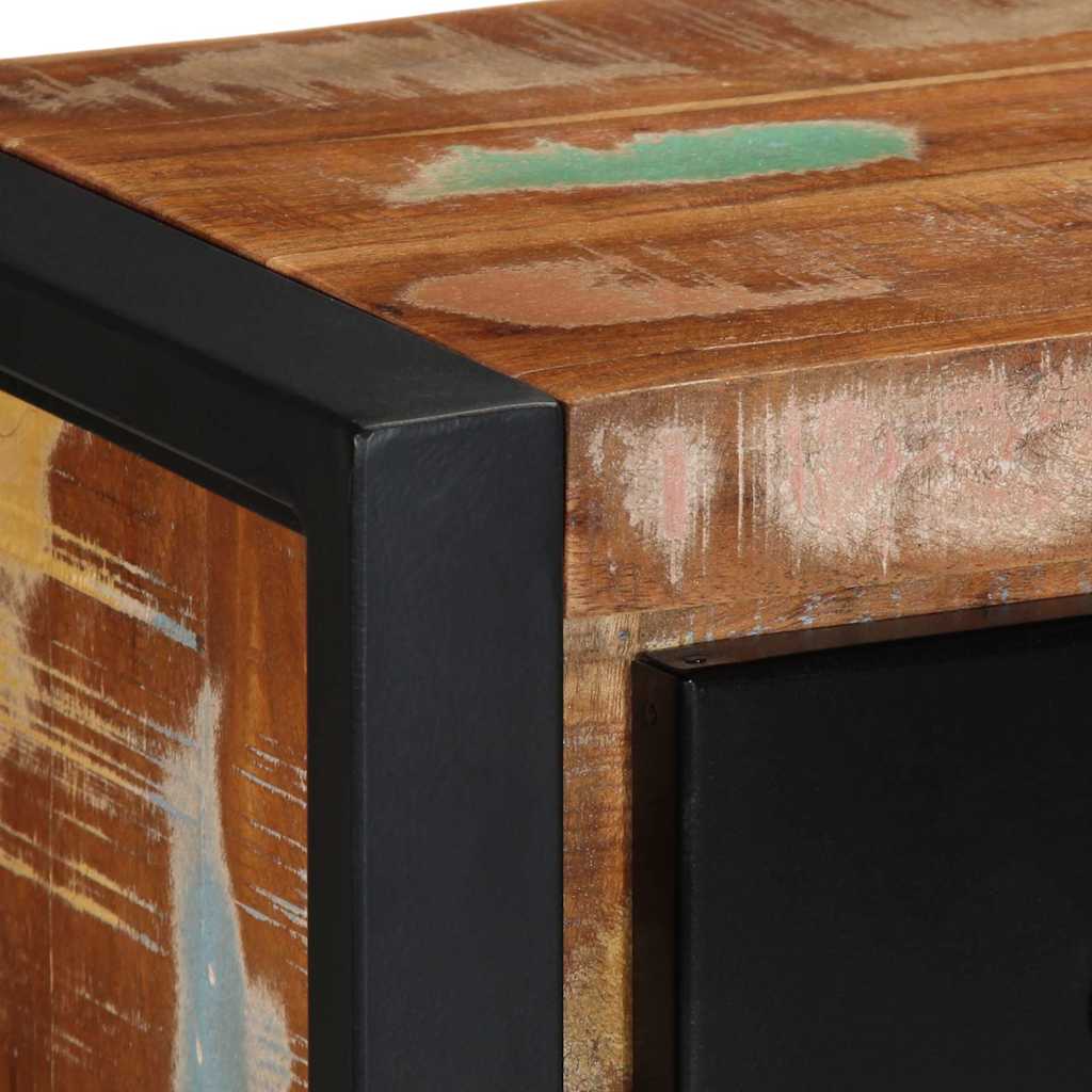Tv-meubel 100x30x25 cm massief gerecycled hout