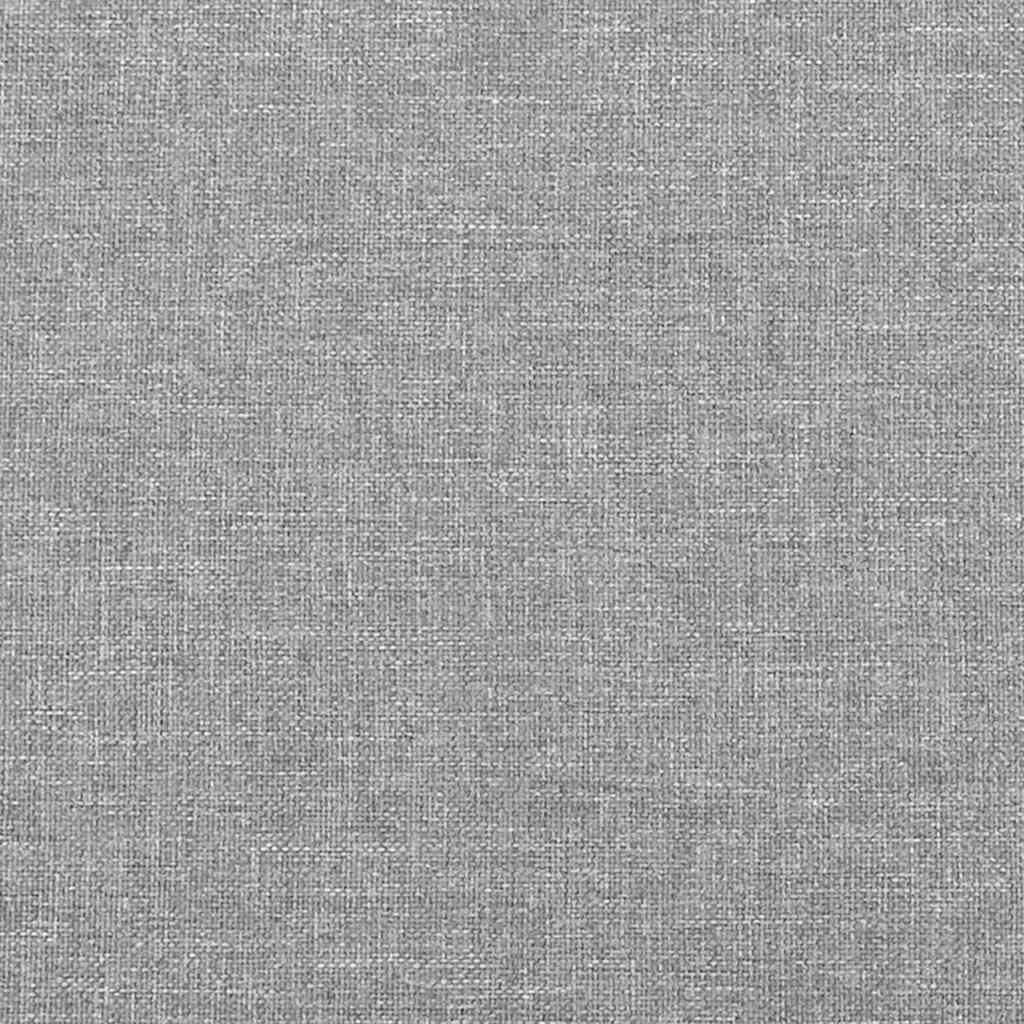 Pocketveringmatras voor kinderen 80x160 cm stof lichtgrijs