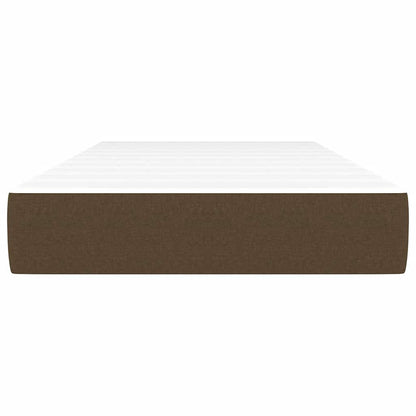 Pocketveringmatras voor kinderen 80x160 cm stof donkerbruin