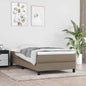 Pocketveringmatras voor kinderen 80x160 cm stof taupe