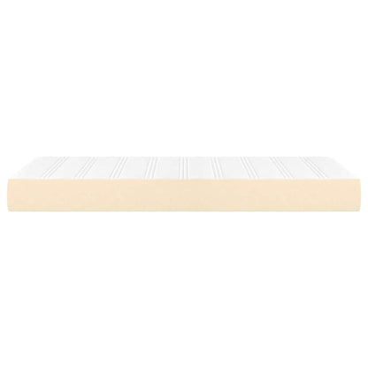 Pocketveringmatras voor kinderen 80x160 cm stof crèmekleurig