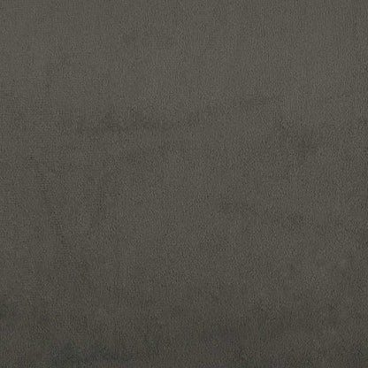 Pocketveringmatras 90x210x20 cm fluweel donkergrijs