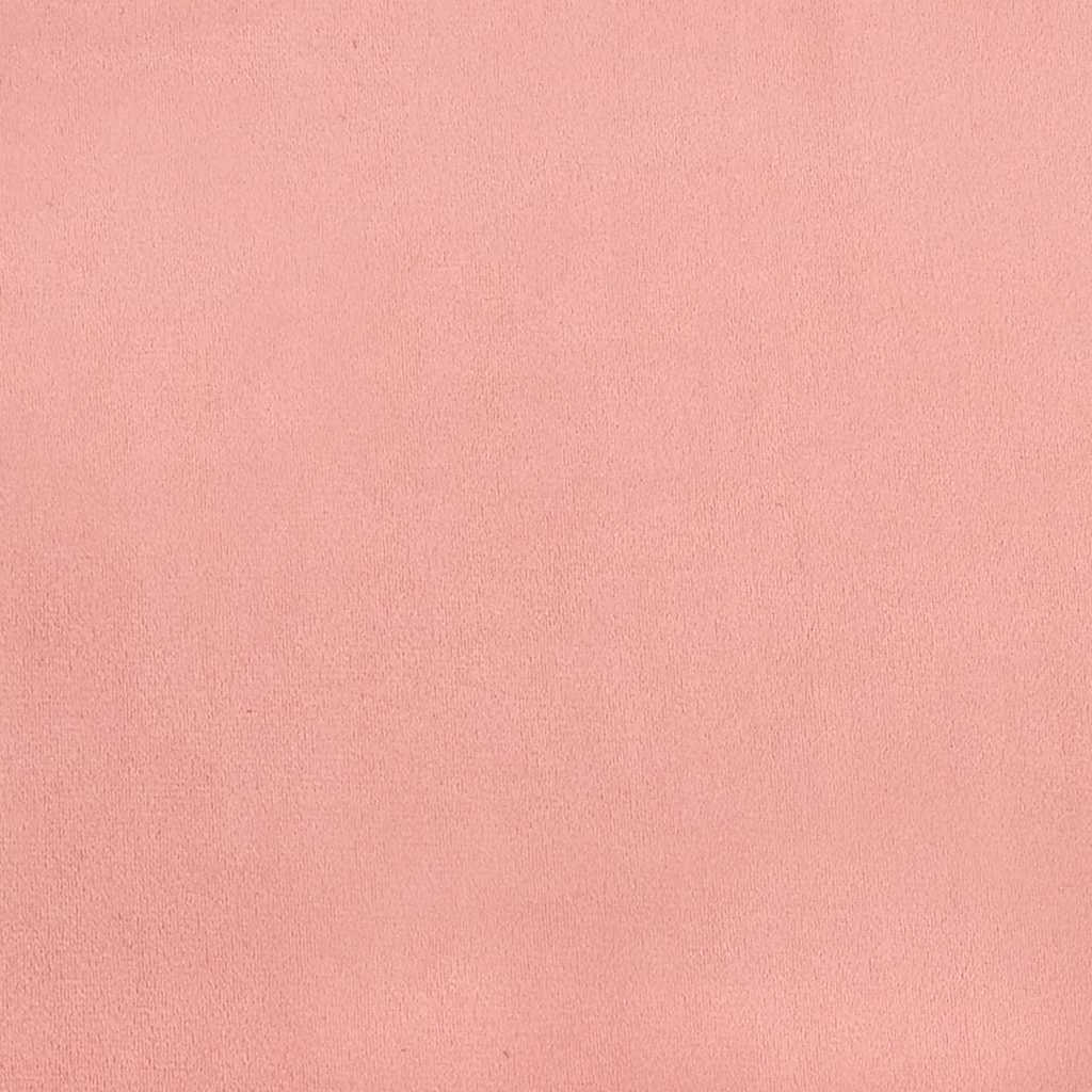 Pocketveringmatras 160x210x20 cm fluweel roze