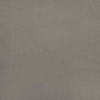 Pocketveringmatras 100x220x20 cm fluweel lichtgrijs