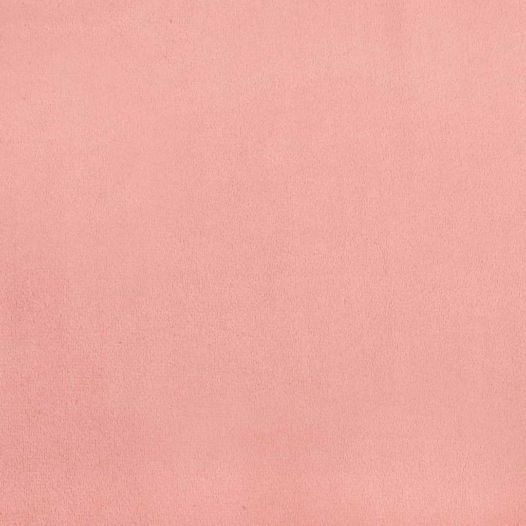 Pocketveringmatras 100x220x20 cm fluweel roze