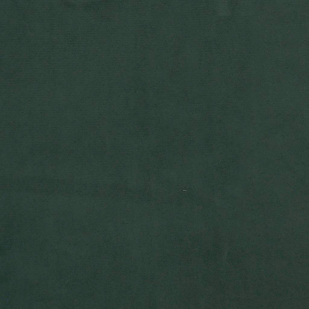 Pocketveringmatras 120x220x20 cm fluweel donkergroen