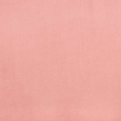 Pocketveringmatras 140x220x20 cm fluweel roze
