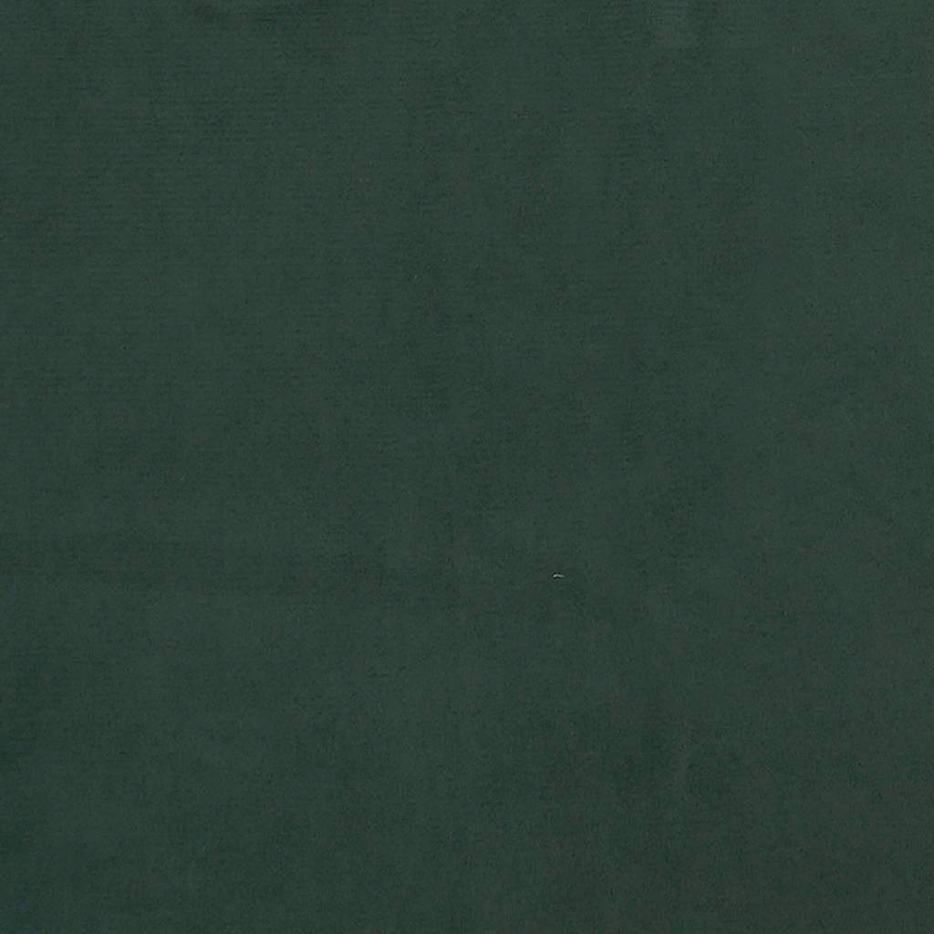 Pocketveringmatras 160x220x20 cm fluweel donkergroen