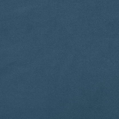 Pocketveringmatras 160x220x20 cm fluweel donkerblauw