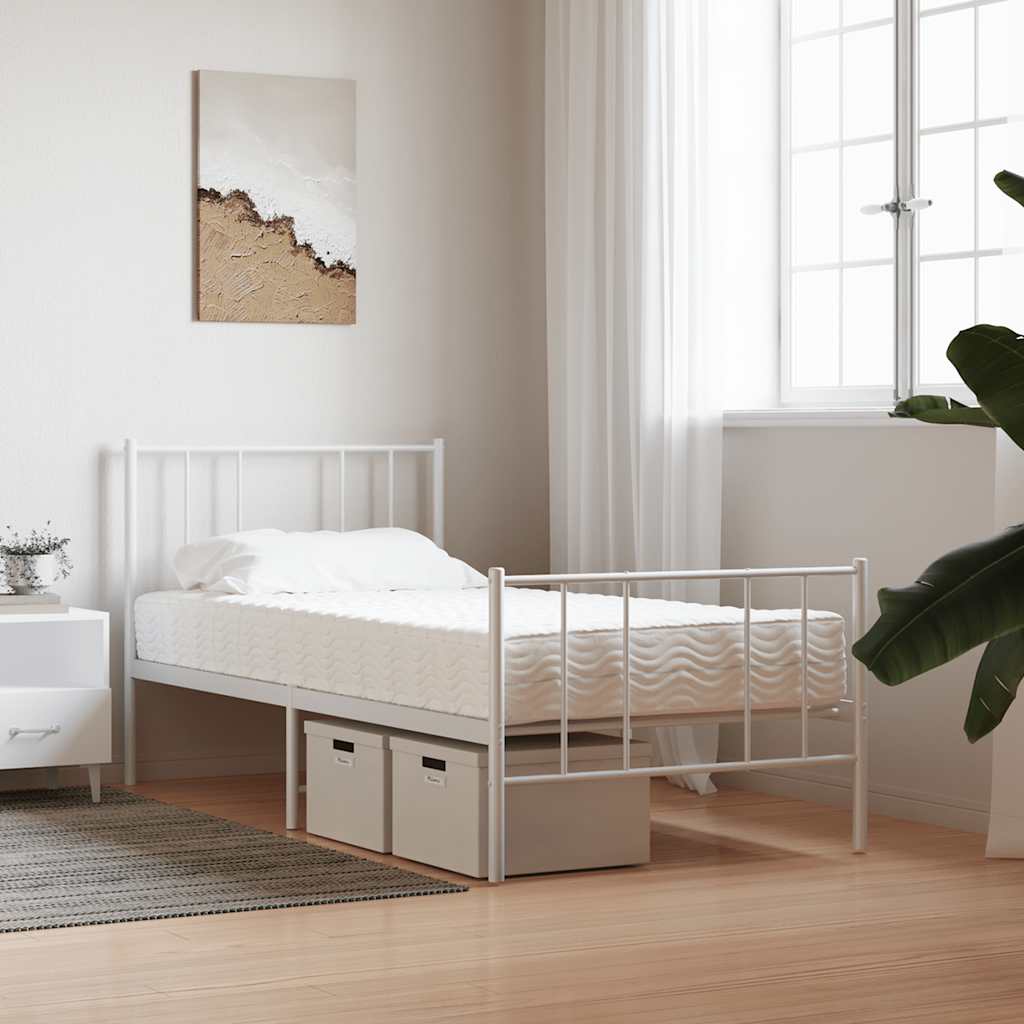 Schuimmatras hardheid H2 H3 90x220 cm wit