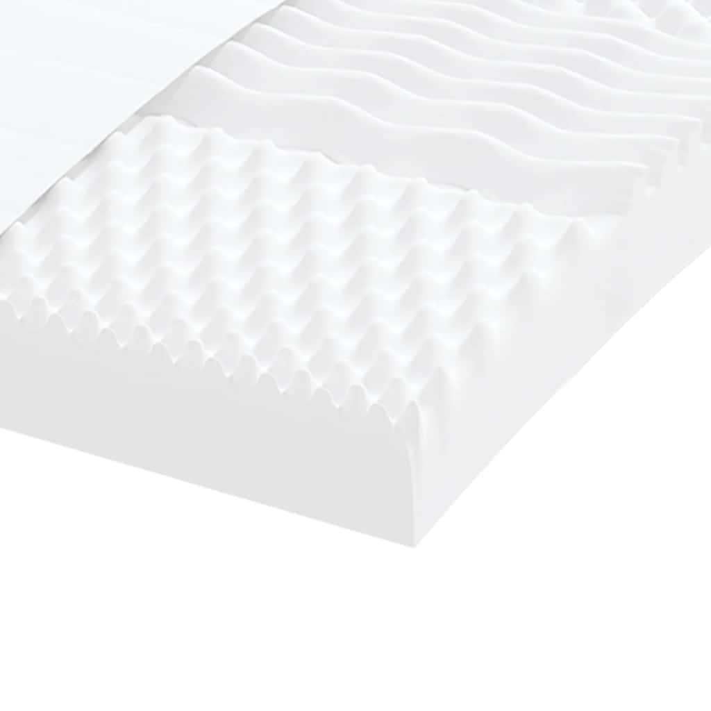 Schuimmatras 7 zones hardheid 20 ILD 90x210 cm wit