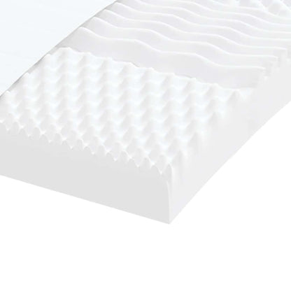 Schuimmatras 7 zones hardheid 20 ILD 90x210 cm wit