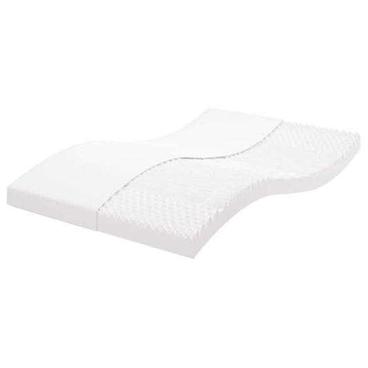Schuimmatras 7 zones hardheid 20 ILD 120x220 cm wit