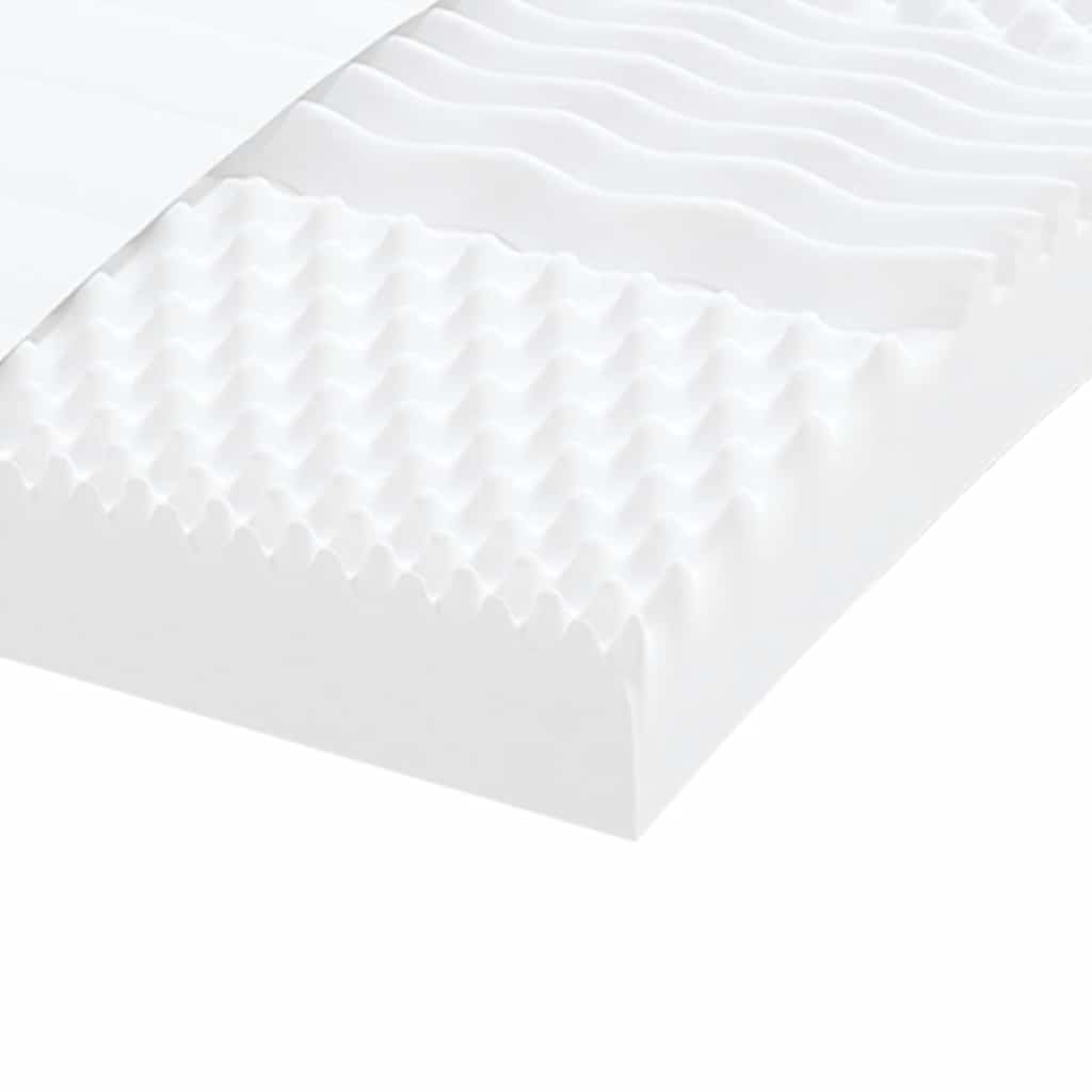 Schuimmatras 7 zones hardheid 20 ILD 160x220 cm wit