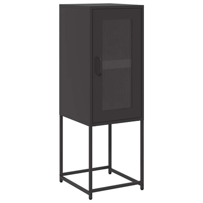 Dressoir 36x39x107 cm koudgewalst staal zwart