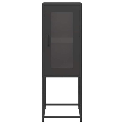 Dressoir 36x39x107 cm koudgewalst staal zwart