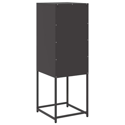 Dressoir 36x39x107 cm koudgewalst staal zwart