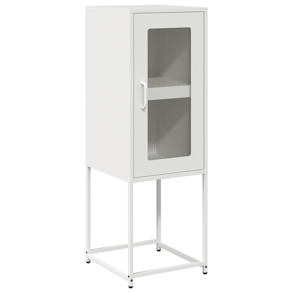 Dressoir 36x39x107 cm koudgewalst staal wit