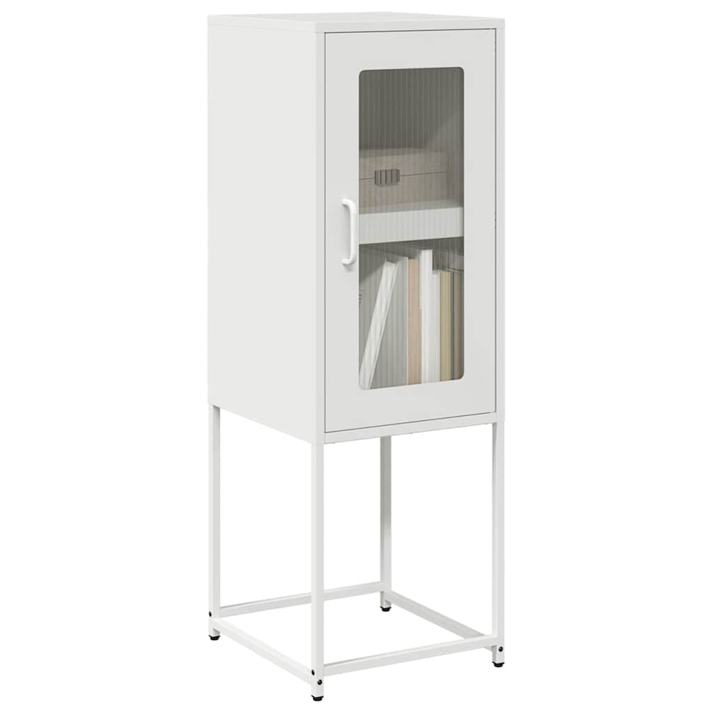 Dressoir 36x39x107 cm koudgewalst staal wit