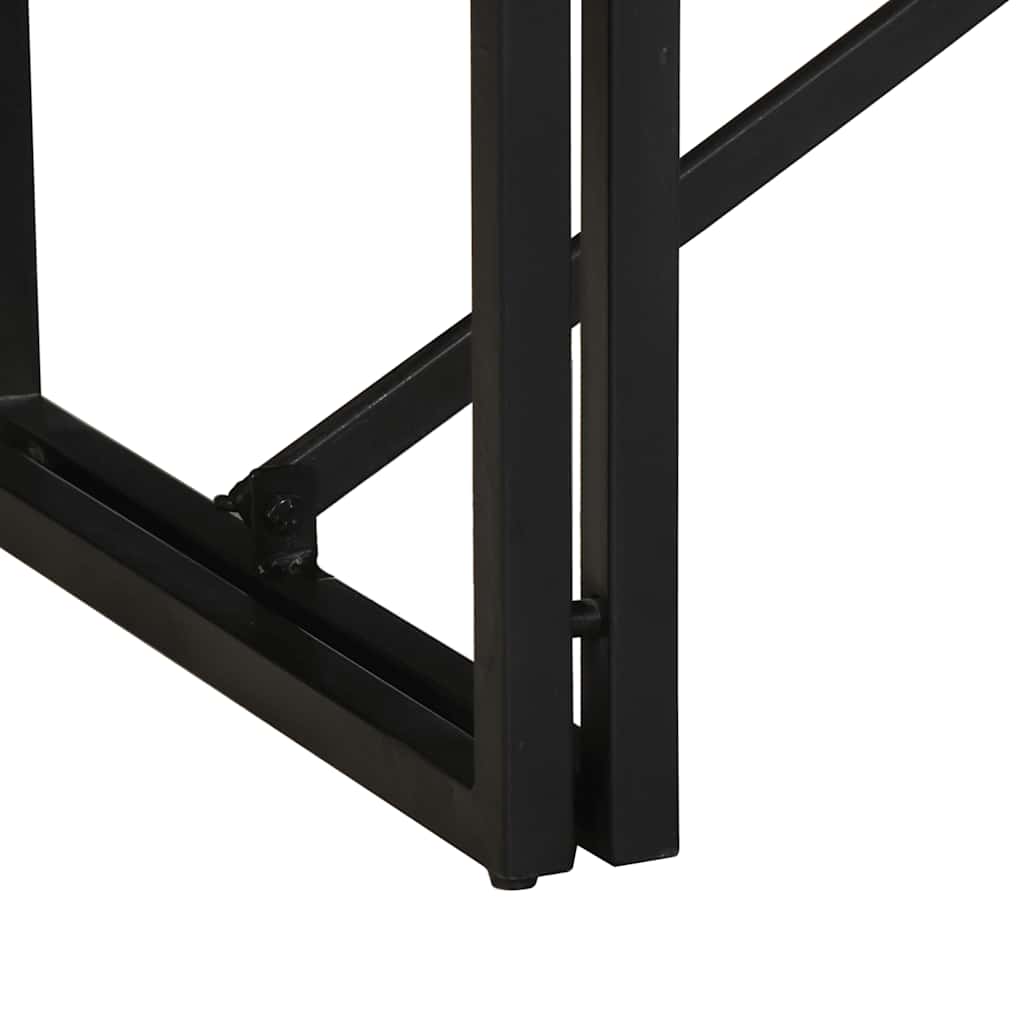 Salontafel 80x40x35 cm massief ruw mangohout